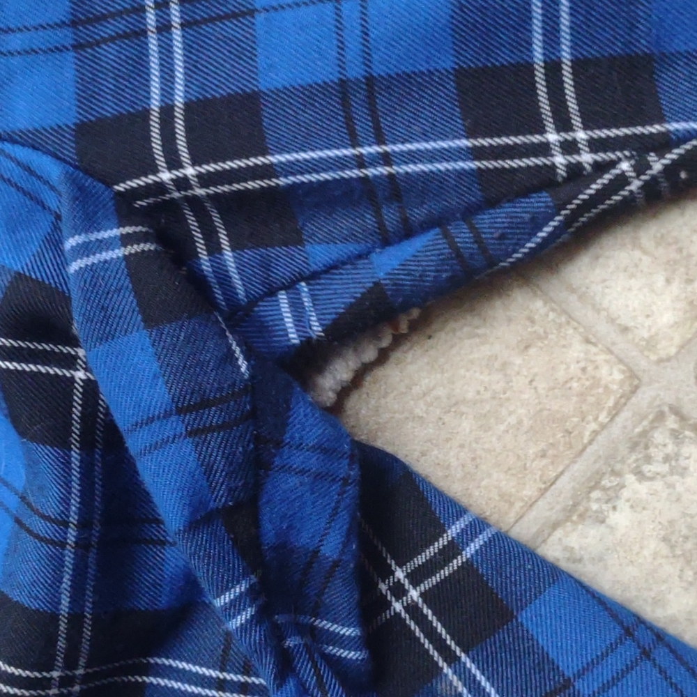 UO 💀 | Ragged Priest Blue Plaid Checkered Pants - Picture 5 of 6